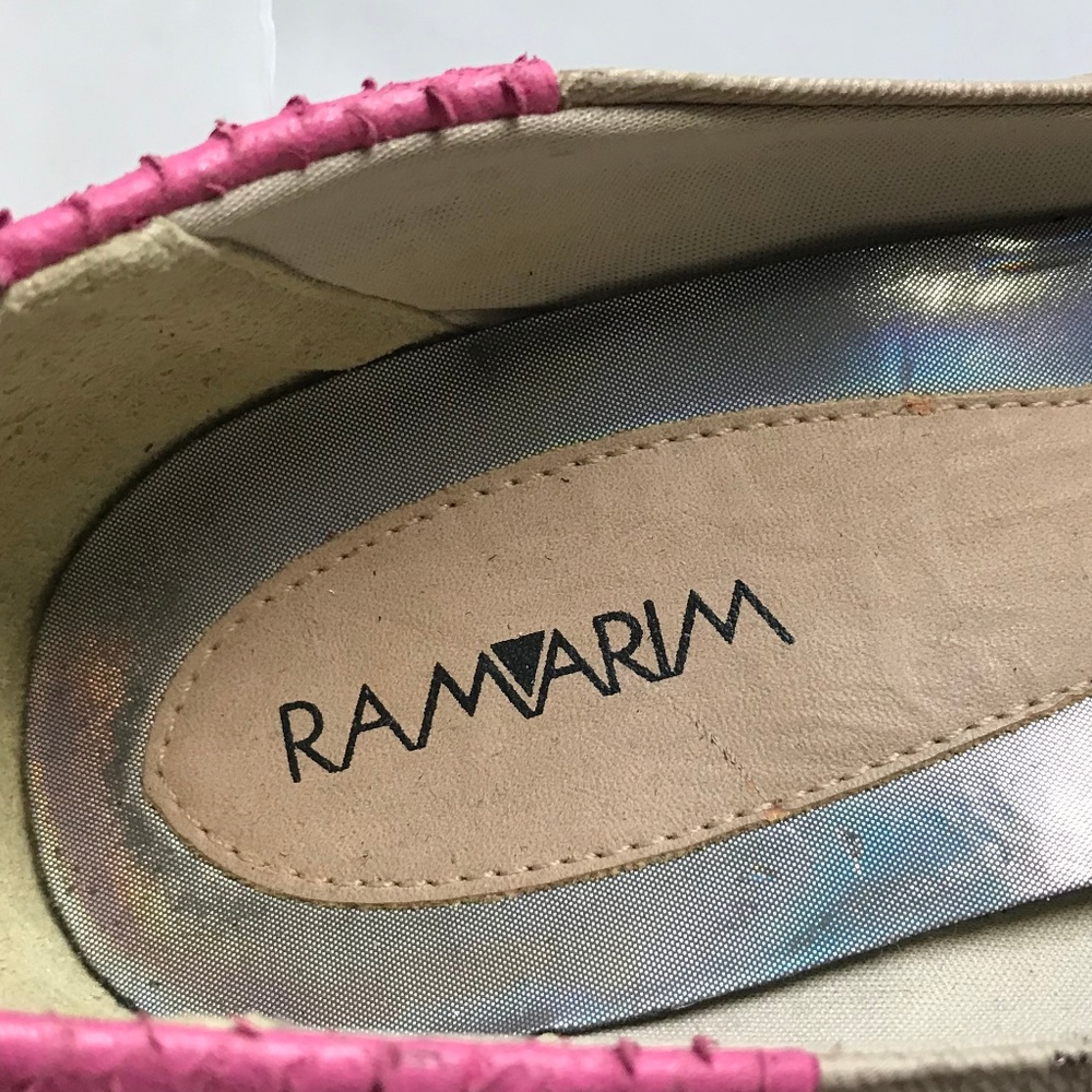 Ramarin open toe leather pumps Sz 7 (S-61) - Picture 4 of 8